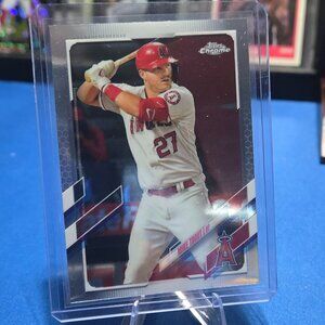 2021 Topps Chrome #27 Mike Trout